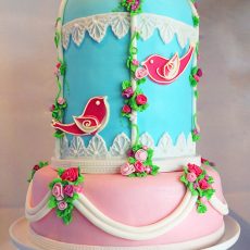 Birdcage wedding cake Essex