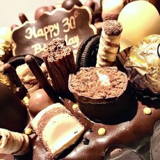 Chocolate Heaven cake close up