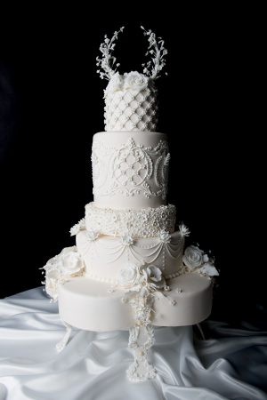 The luxurious Royal Wedding cake design Essex