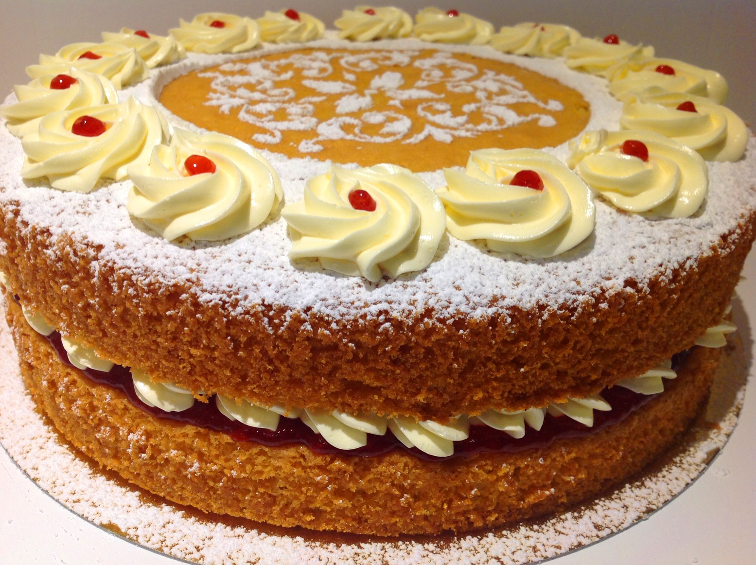 Victoria Sponge Cake Torte Cake Art 