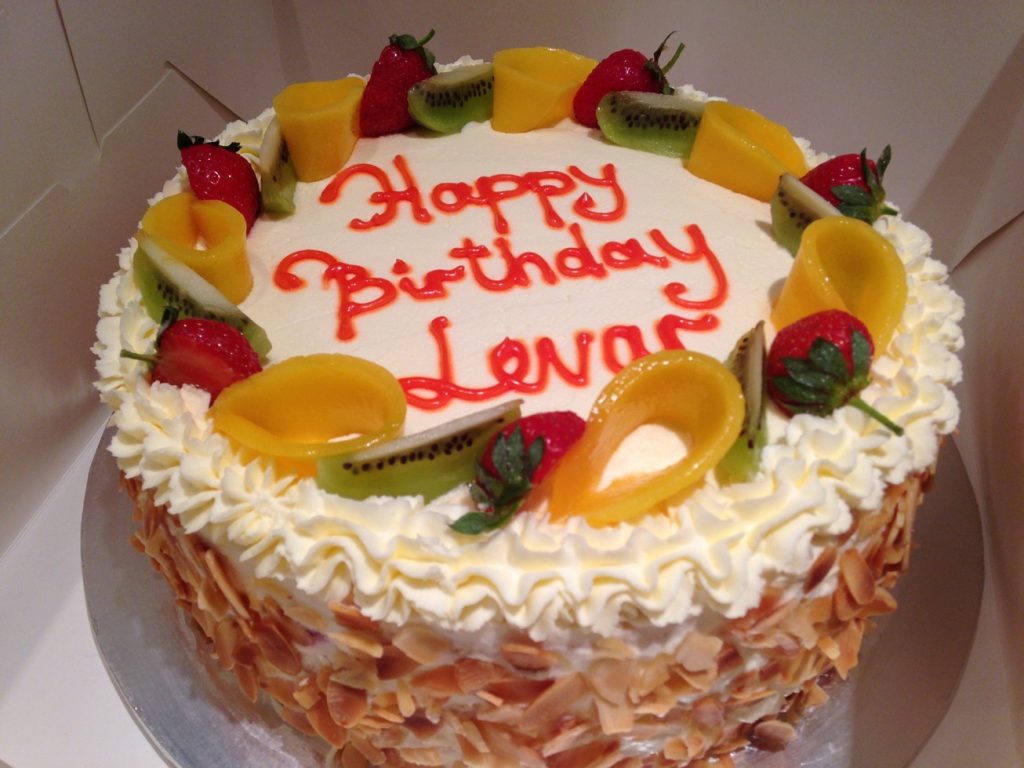 Mango Strawberry Kiwi Torte Cake Art